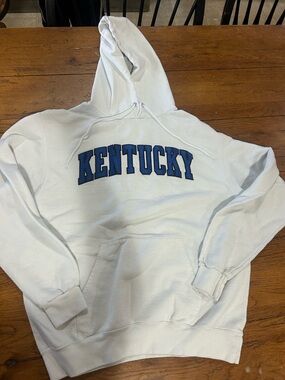 Kentucky White Hoodie